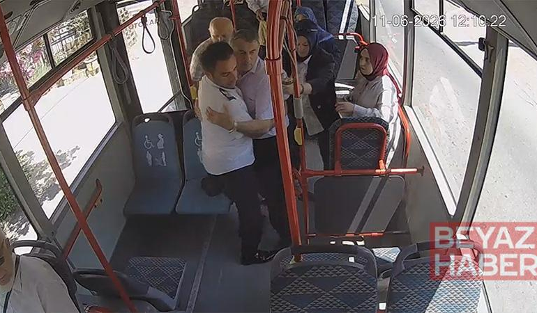Otobüste fenalaşan yolcusunu güzergahını değiştirip hastaneye yetiştirdi