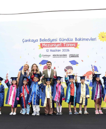Çankaya Belediyesi kreşlerinde mezuniyet coşkusu