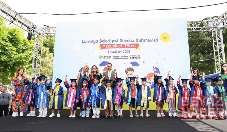 Çankaya Belediyesi kreşlerinde mezuniyet coşkusu