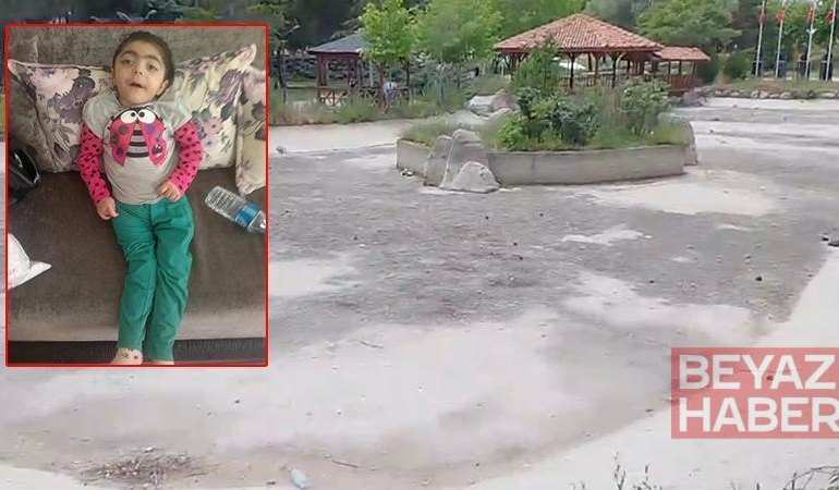 Belediyenin süs havuzuna düşüp engelli kalan Hatice