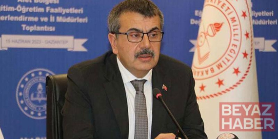 Bakan Tekin: Sınav saatlerinde okul çevrelerinde sessiz olmaya özen gösterelim