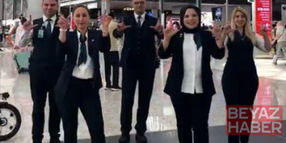 İstanbul Havalimanı çalışanlarından Milli Takım