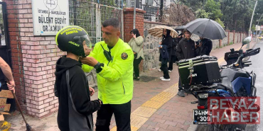 Motorize zabıta ekipleri, 15 öğrenciyi sınava yetiştirdi