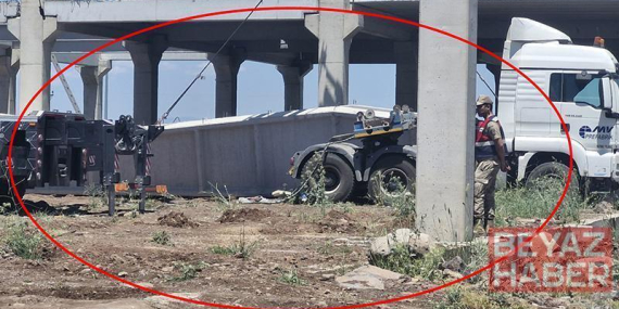 Fabrika inşaatında beton blok, işçilerin üzerine düştü: 1 ölü, 1 yaralı
