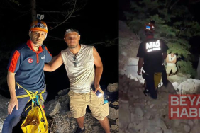 Manzara izlemek isterken mahsur kaldı, 8 saatlik operasyonla kurtarıldı