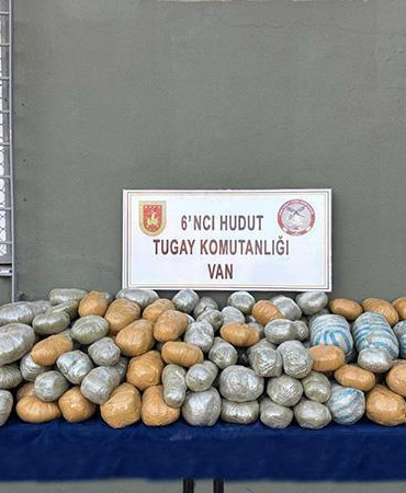 MSB: Van hudut hattında 290 kilo uyuşturucu ele geçirildi