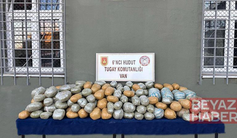 MSB: Van hudut hattında 290 kilo uyuşturucu ele geçirildi