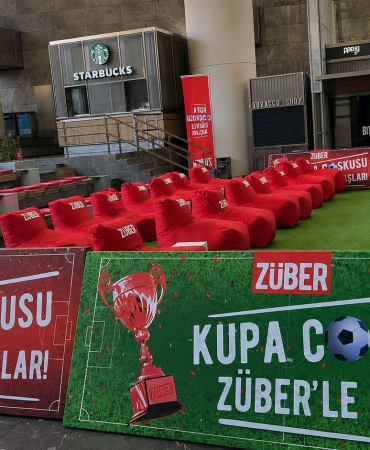 Zorlu Center’da Züber sponsorluğunda milli maç heyecanı