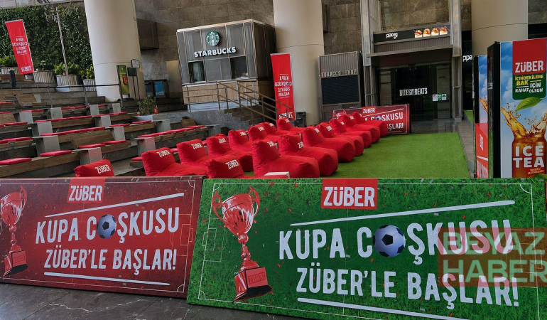 Zorlu Center’da Züber sponsorluğunda milli maç heyecanı