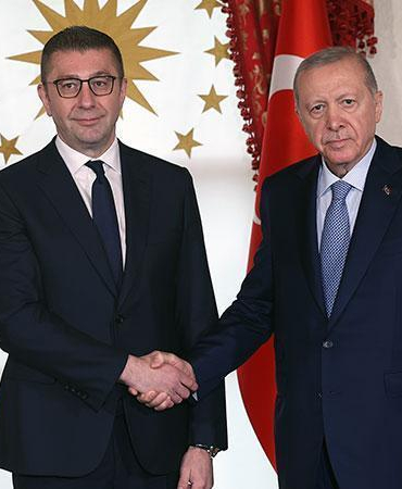 Cumhurbaşkanı Erdoğan, Kuzey Makedonya Başbakanı Hristijan Mickoski