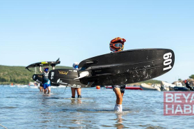 İzeltaş Dünya Motosurf Şampiyonası ilk gün etap yarışları sona erdi