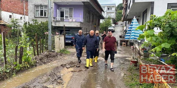 Ordu’da sağanak; ev ve iş yerlerini su bastı