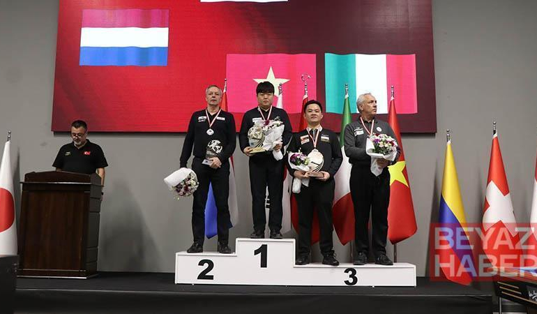 Ankara’daki Bilardo Dünya Kupası’nı Güney Koreli Cho kazandı