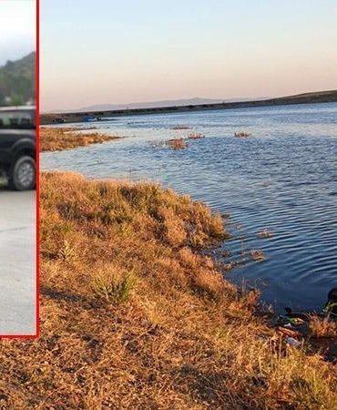 Atıyla birlikte girdiği gölette hayatını kaybetti