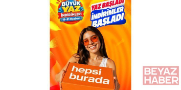 Hepsiburada büyük yaz indirimlerinin başladığını duyurdu