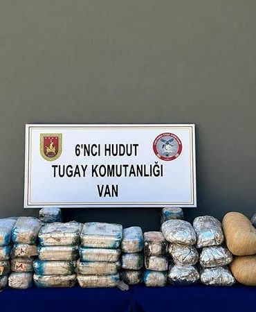 MSB: Van hudut hattında 44 kilo uyuşturucu ele geçirildi