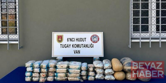 MSB: Van hudut hattında 44 kilo uyuşturucu ele geçirildi