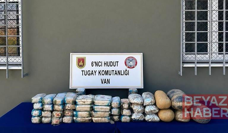 MSB: Van hudut hattında 44 kilo uyuşturucu ele geçirildi