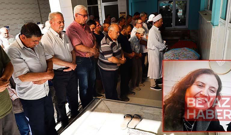 Boşanma aşamasındaki eşi tarafından öldürülen Ulviye son yolculuğuna uğurlandı