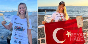 İzmirli yüzücü Eda Savcıgil