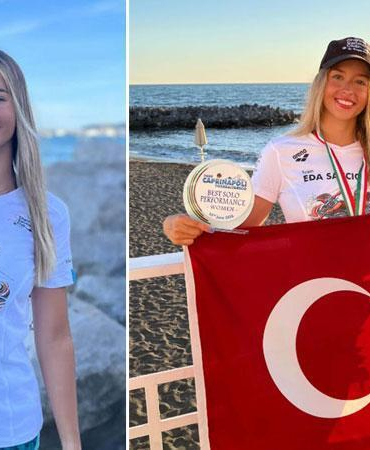İzmirli yüzücü Eda Savcıgil