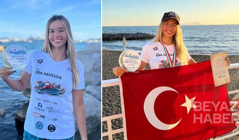 İzmirli yüzücü Eda Savcıgil