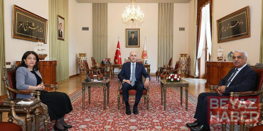TBMM Başkanı Kurtulmuş, DEM Parti İmralı heyetini kabul etti