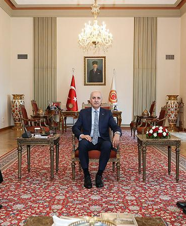 TBMM Başkanı Kurtulmuş, DEM Parti İmralı heyetini kabul etti