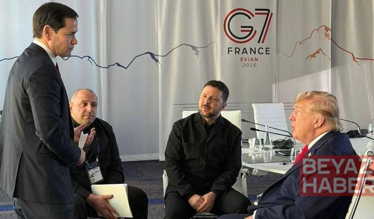 Zelenskiy, Trump ve Macron ile bir araya geldi