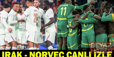 IRAK - NORVEÇ DÜNYA KUPASI MAÇI CANLI İZLE: Irak - Norveç maçı ne zaman, saat kaçta, hangi kanalda?