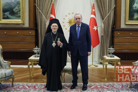 Cumhurbaşkanı Erdoğan, Fener Rum Patriği ile görüştü