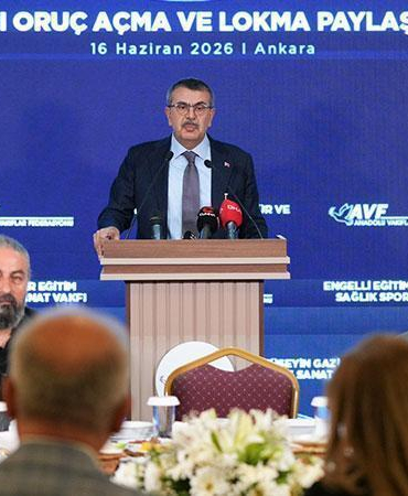Bakan Tekin: Aynı lokmayı paylaşmak, aynı kaderi paylaşabilme iradesinin de göstergesidir