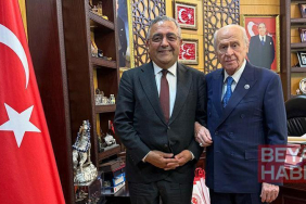 Devlet Bahçeli, Diyarbakır Milletvekili Sezgin Tanrıkulu ile bir araya geldi
