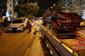 Seyir halindeyken kalp krizi geçirip park halindeki araçlara çarpan sürücü hastanede öldü