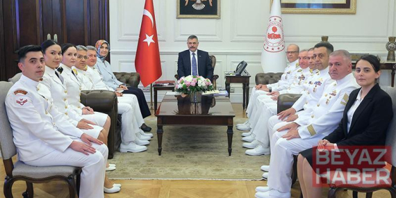 Bakan Çiftçi, Sahil Güvenlik heyetini kabul etti