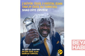 Turkcell’in Shaq diye 5G reklamına Kristal Elma’dan 5 Kristal Elma, 2 Büyük Ödül