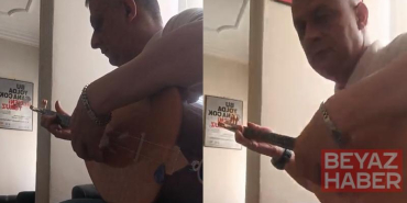 Boşanmayı davul zurna ile kutlayan kadının eski eşi de bağlama çaldı