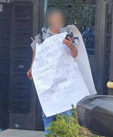 Parasına haciz uygulandığı iddiasıyla kendisine zarar vermeye çalıştı