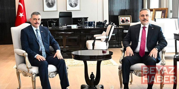 Bakanlar Çiftçi ile Fidan bir araya geldi