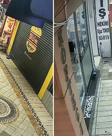 Yoldan geçen mühendisin önünü kesip dövdüler; olay kamerada
