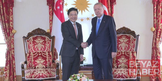 Cumhurbaşkanı Erdoğan, Singapur Başbakanı Wong