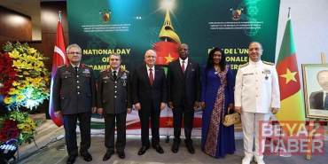 Bakan Güler, Kamerun Milli Günü resepsiyonuna katıldı