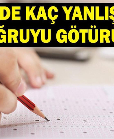 YKS'DE KAÇ YANLIŞ BİR DOĞRUYU GÖTÜRÜR? YKS'de 3 yanlış mı 4 yanlış mı bir doğruyu siler? 2026 YKS net hesaplama yöntemi