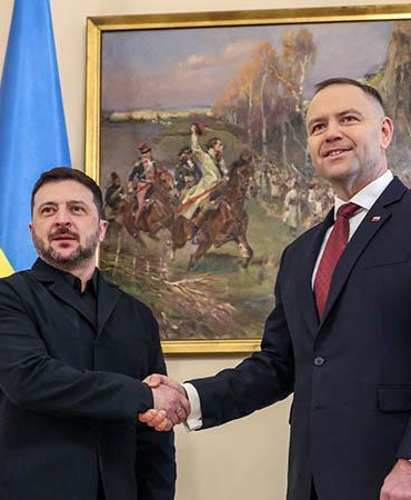 Polonya Cumhurbaşkanı Nawrocki, Zelenskiy