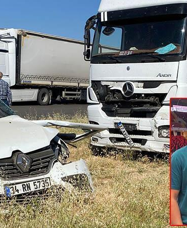Sınav yolunda kaza; 19 yaşındaki Fatih öldü, akrabası ağır yaralı