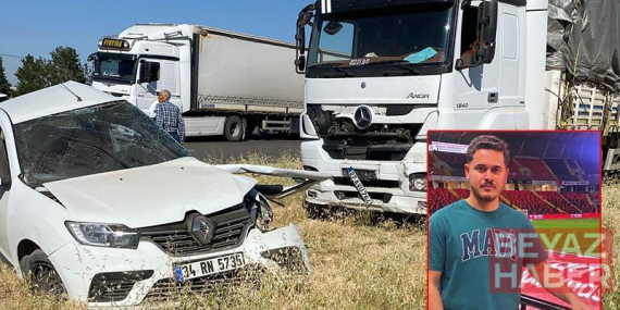 Sınav yolunda kaza; 19 yaşındaki Fatih öldü, akrabası ağır yaralı