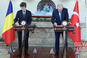 Cumhurbaşkanı Erdoğan, Romanya Cumhurbaşkanı Nicuşor Daniel Dan ile görüştü