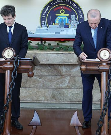 Cumhurbaşkanı Erdoğan, Romanya Cumhurbaşkanı Nicuşor Daniel Dan ile görüştü