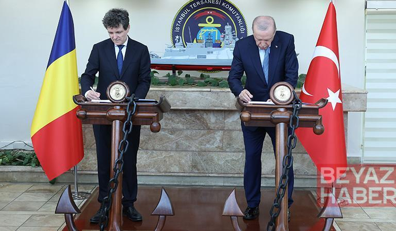 Cumhurbaşkanı Erdoğan, Romanya Cumhurbaşkanı Nicuşor Daniel Dan ile görüştü