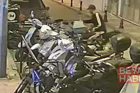 Motosiklet hırsızlığı şüphelisi 120 güvenlik kamerası incelenerek yakalandı